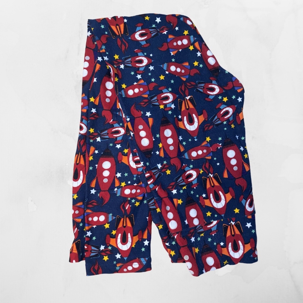 Blue Spaceship Lularoe Leggings OS